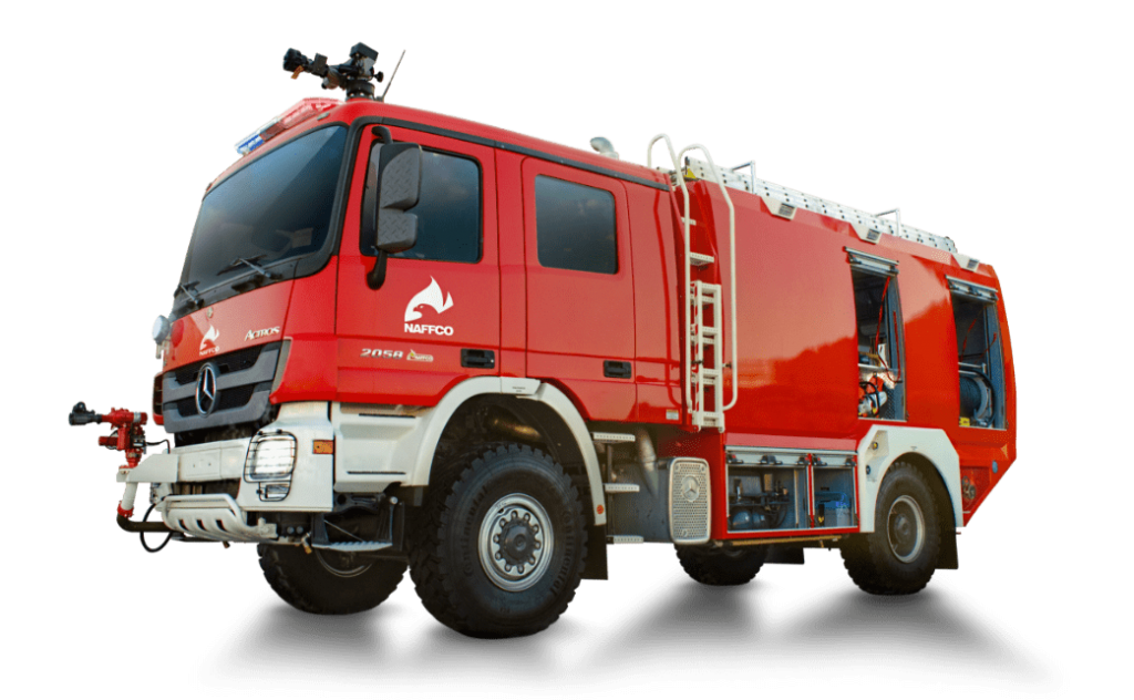 ARFF vehicles commercial chassis | Naffco aviation